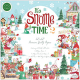 Bloc de papel It's Snome Time 2, 12" x 12", paquete de 40 
