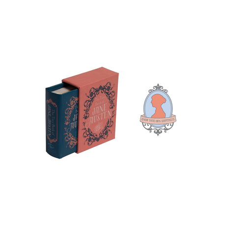 Whether delivering powerful dialogue through her characters or powerful sociopolitical commentary in her letters, Jane Austen has been dazzling readers with exceptional intelligence and humor for more than two centuries. Now fans of Jane Austen can revel in her most memorable quotes with this collectible tiny book and pin set. 

NOVELTY TINY BOOK: Completely legible and printed in full color, the tiny book compiles all of Jane Austen’s famous quotes and wisdom along with classic artwork in an appealing mini