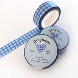 This cute washi tape is made from my original illustrations and it features a simple, slightly wonky pattern that makes a nice companion with more busy washi tape designs.