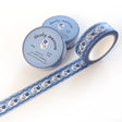 This cute washi tape is made from my original illustrations and it features a decorative flower pattern.
