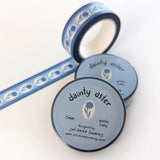 This cute washi tape is made from my original illustrations and it features a decorative flower pattern.