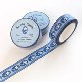 This cute washi tape is made from my original illustrations and it features a decorative flower pattern.