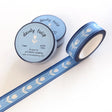 This cute washi tape is made from my original illustrations and it features a decorative flower pattern.