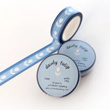 This cute washi tape is made from my original illustrations and it features a decorative flower pattern.