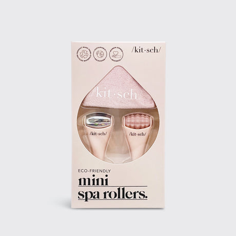 Kitsch Mini Eye & Face Rollers take your routine to the next level and rejuvenate your skin with the perfect roller duo!