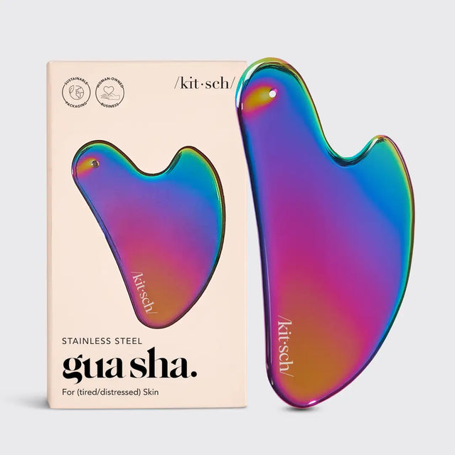 KITSCH Stainless Steel Gua Sha - Iridescent

Premium stainless steel Gua Sha designed to elevate your skincare ritual.