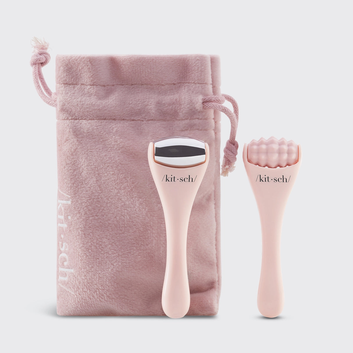 Kitsch Mini Eye & Face Rollers take your routine to the next level and rejuvenate your skin with the perfect roller duo!