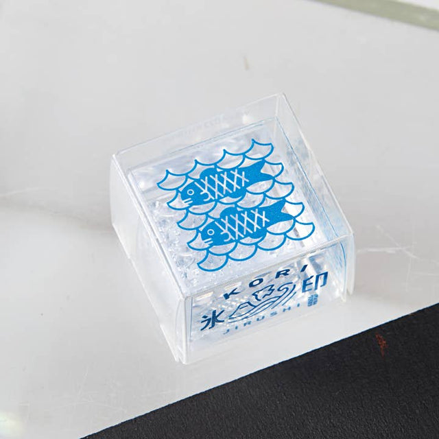 King Jim KORI JIRUSHI Crystal Clarity Stamp S size - Fish