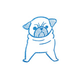 KORI JIRUSHI Crystal Clarity Stamp- Pug