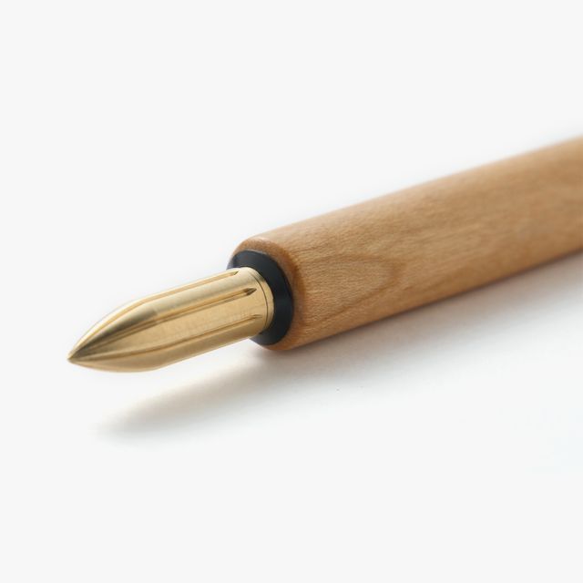 The brass nib was born from a desire for a durable and practical dip pen nib. Enjoy a variety of line widths from fine to broad by tilting the nib at different angles. Fits most nib holders as well as those from our range.&nbsp;

The nib was designed by Yuto Yamazaki of Kuramae-based design studio Alloy. The nib tip has been rounded and polished with meticulous care, providing a remarkably smooth writing experience that defies expectation. Perfected over many iterations, the innovative nib is like no other.
