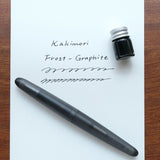 A pen that evokes the texture of frosted glass. Its translucency reveals the internal mechanism as an aesthetic feature. Careful consideration of form and colour palette ensures an elegant presence, even when not in use.&nbsp;

The pen is equipped with thoughtful functionality, including an extended grip section and a screw cap designed for quick access with minimal turns. The visible ink level allows for easy refills.

Available in a Fine and Medium nib
Includes converter
Steel nib
