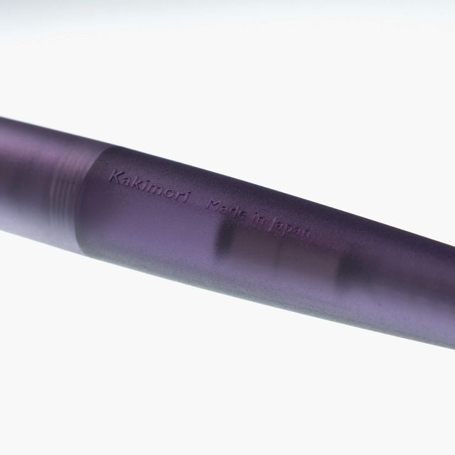 A pen that evokes the texture of frosted glass. Its translucency reveals the internal mechanism as an aesthetic feature. Careful consideration of form and colour palette ensures an elegant presence, even when not in use.&nbsp;

The pen is equipped with thoughtful functionality, including an extended grip section and a screw cap designed for quick access with minimal turns. The visible ink level allows for easy refills.

Available in a Fine and Medium nib
Includes converter
Steel nib