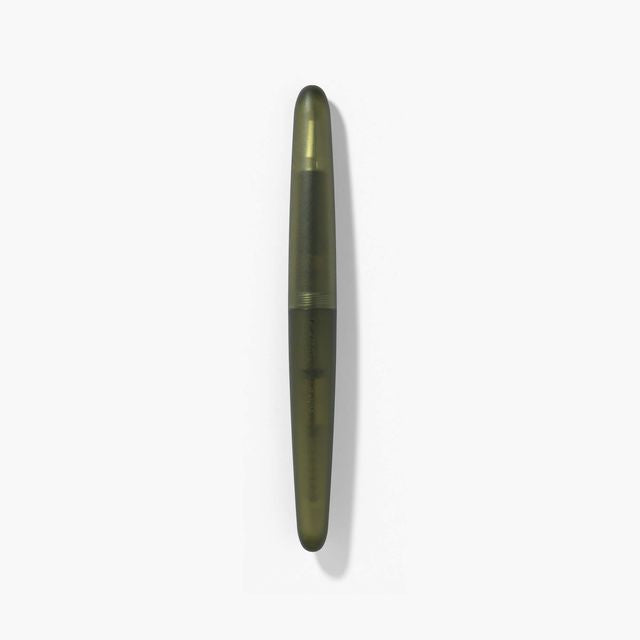 A pen that evokes the texture of frosted glass. Its translucency reveals the internal mechanism as an aesthetic feature. Careful consideration of form and colour palette ensures an elegant presence, even when not in use.&nbsp;

The pen is equipped with thoughtful functionality, including an extended grip section and a screw cap designed for quick access with minimal turns. The visible ink level allows for easy refills.

Available in a Fine and Medium nib
Includes converter
Steel nib