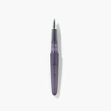 A pen that evokes the texture of frosted glass. Its translucency reveals the internal mechanism as an aesthetic feature. Careful consideration of form and colour palette ensures an elegant presence, even when not in use.&nbsp;

The pen is equipped with thoughtful functionality, including an extended grip section and a screw cap designed for quick access with minimal turns. The visible ink level allows for easy refills.

0.5mm
Includes converter