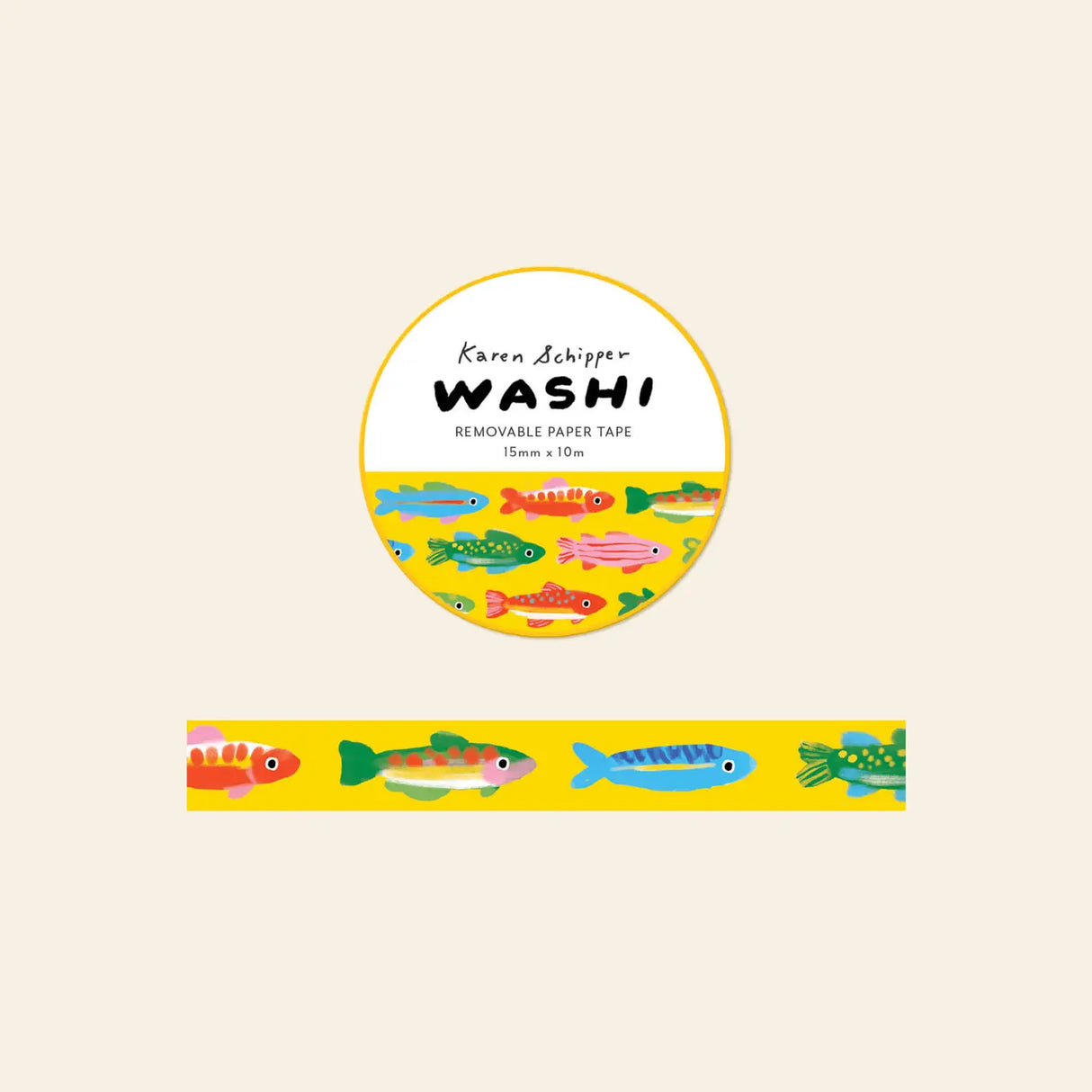 Karen Schipper Washi Tape - Trout

The Cats Washi Tape is made for shoppers who can’t resist cute cat stationery. The illustrated cats stretch, leap, and lounge across a soft pink background, giving this decorative paper tape a playful look for journals, packages, planners, and happy mail.

Tape dimensions: 15mm x 10m
Each tape is approx. 1.75” x 1.75” x 0.65”
Packaged in clear plastic with two round branded stickers on each side of the roll&nbsp;
Designed in the USA, made in China