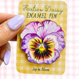 A tiny treasure to pin on your jacket, tote, or favorite old flannel—each one a little love letter to country delights, small joys, and the art of noticing.

Details:
• 1.75” on the longest side
• Gold-plated finish
• Rich, detailed UV printing
• Double pin posts with sturdy metal backings
• Mounted on a backing card


Designed with love in my Oregon studio. Manufactured in China.
Collect them all or gift one to a kindred spirit. 🌸