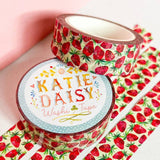 Katie Daisy Strawberry Washi Tape