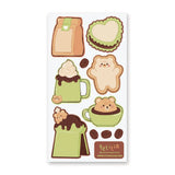 STICKII - Kawaii Kuma Cafe Labels Sticker Sheet