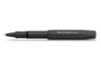All black everything – our roller ball in black performs brilliantly in any situation. The elegant, black pen with a matt surface can be combined with various notebooks, papers and other accessories.

The metallic body is made of high-quality aluminium and grants an unique haptic experience. Its fine surface imparts elegance.

The Kaweco Sport was created in 1911. The pocket-sized roller ball pen only measures 10.5 cm when closed, and grows to a standard size of 13 cm, when the cap is attached.&nbsp;

The i
