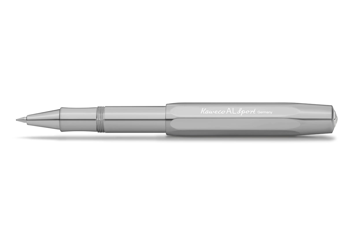 Thanks to the untreated aluminium, the AL Sport roller ball Raw quickly develops an individual patina.

The metallic body is made of high-quality aluminium and grants an unique haptic experience. Its fine surface imparts elegance.

The Kaweco Sport was created in 1911. The pocket-sized roller ball pen only measures 10.5 cm when closed, and grows to a standard size of 13 cm, when the cap is attached.&nbsp;

The invention of the rollerball made writing particularly easy and fluid. The ink flows continuously o