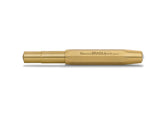 The latest technology of gel refill and ceramic ball combined with classic design made of high-quality brass with an individual touch.


This pocket roller ball pen has a closed size of only 10.5 cm and grows to a standard size of 13 cm withthe cap attached.

The high-quality brass will develop a natural and individual patina with daily use. Due to the high weight, the writing instrument already presses slightly onto the paper by itself. This feature makes it possible for you to write longer and more comfor