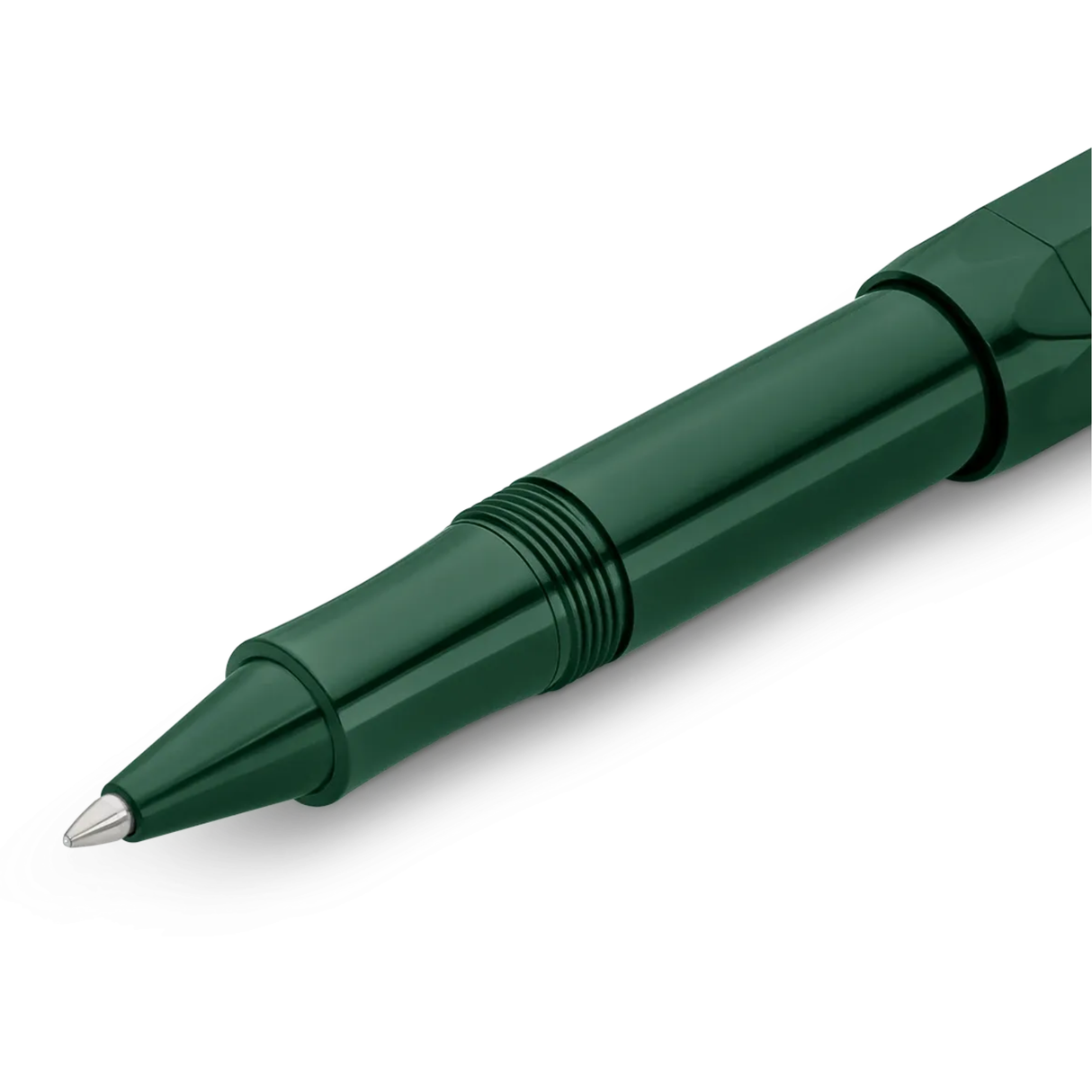 Kaweco CLASSIC SPORT Rollerball - Green

It is the close connection to nature that makes the color green so pleasant. The dark green of the Classic Sport series is often found on Kaweco models from history, which makes the rollerball look particularly nostalgic.

The Kaweco Sport has been around since 1911. The rollerball for the bag has a size of only 10.5 cm when closed and grows to a normal size of 13 cm with the cap on.

The invention of the rollerball enables particularly easy and gliding writing. The 
