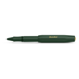 Kaweco CLASSIC SPORT Rollerball - Green

It is the close connection to nature that makes the color green so pleasant. The dark green of the Classic Sport series is often found on Kaweco models from history, which makes the rollerball look particularly nostalgic.

The Kaweco Sport has been around since 1911. The rollerball for the bag has a size of only 10.5 cm when closed and grows to a normal size of 13 cm with the cap on.

The invention of the rollerball enables particularly easy and gliding writing. The 