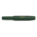 Kaweco CLASSIC SPORT Rollerball - Green

It is the close connection to nature that makes the color green so pleasant. The dark green of the Classic Sport series is often found on Kaweco models from history, which makes the rollerball look particularly nostalgic.

The Kaweco Sport has been around since 1911. The rollerball for the bag has a size of only 10.5 cm when closed and grows to a normal size of 13 cm with the cap on.

The invention of the rollerball enables particularly easy and gliding writing. The 