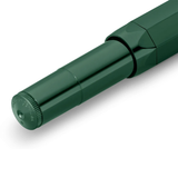 Kaweco CLASSIC SPORT Rollerball - Green

It is the close connection to nature that makes the color green so pleasant. The dark green of the Classic Sport series is often found on Kaweco models from history, which makes the rollerball look particularly nostalgic.

The Kaweco Sport has been around since 1911. The rollerball for the bag has a size of only 10.5 cm when closed and grows to a normal size of 13 cm with the cap on.

The invention of the rollerball enables particularly easy and gliding writing. The 