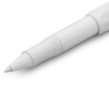Kaweco CLASSIC SPORT Rollerball - White

For those who like it minimalist, there is the Kaweco Classic Sport Rollerball in the color white. Elegant and classic, the colour can be combined with various notebooks, papers and other accessories.

The Kaweco Sport has been around since 1911. The rollerball for the bag has a size of only 10.5 cm when closed and grows to a normal size of 13 cm with the cap on.

The invention of the rollerball enables particularly easy and gliding writing. The gel flows uninterrupt