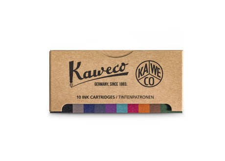 Paquete de 10 cartuchos de tinta Kaweco de colores surtidos