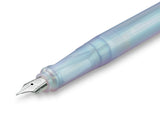 One of the most popular Kaweco Collection pens returns in a new guise: the community favorite Iridescent Pearl gives our Perkeo series a new pearl shine, now as a permanent treasure in the Kaweco range.

Iridescent icon

The Perkeo Iridescent Pearl convinces with a dazzling variety of colors. Depending on the viewer's angle of view and the incident light, the translucent writing instrument shines in a unique colour scheme, changing from green-bluish to pink. This mimics the optical effect of mother-of-pearl