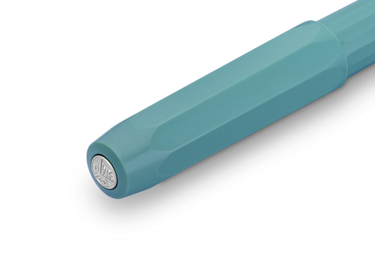Paquete de pluma estilográfica Kaweco Perkeo, color verde azulado