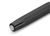 All black everything - our fountain pen in black performs brilliantly in any situation. The classic and elegant colour can be combined with various notebooks, papers and other accessories.



In 1911 something remarkable by the name of Kaweco Sport was created. The pocket fountain pen only measures 10.5 cm when closed, therefore it can easily be taken anywhere. With the cap attached, it grows to a normal size of 13 cm.

You can choose between five nib sizes from extra fine (EF) to extra broad (BB). If you'r