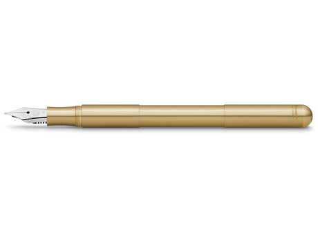 The Supra made of brass is particularly elegant and graceful due to the golden colour. The well-known Eco Brass&nbsp;–&nbsp;brass from Wieland works in Ulm&nbsp;–&nbsp;is lead-free. As usual with brass, you can notice a change during use. Over time, the pen gets its patina.

Due to the model's high weight, the writing device presses easily on the paper and promotes the writing flow. This feature allows you to write particularly long and comfortably. Besides, the Supra offers different screwing options. For 