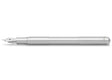 A first-class tool for the art of writing: The robust model made of solid stainless steel is ergonomically held in hand. The minimalist design gives the writing instrument a unique elegance.

Due to the model's high weight, the writing device presses easily onto the paper and promotes the writing flow. This feature allows you to write particularly long and comfortably. Besides, the Supra offers different screwing options. For example, the fountain pen's weight and length can be optimally adapted to one's ha