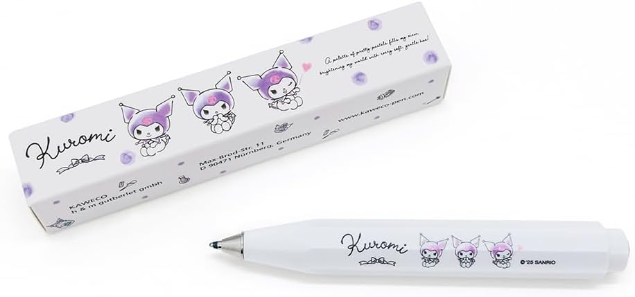 Limited edition collaboration — exclusive relaunch of the discontinued Skyline White for Kuromi!

Our timeless pocket ballpoint pen made of high-quality plastic in fresh colors.



For those who like minimalistic designs, there is the Kaweco Classic Sport ballpoint pen in white. Elegant and classic, the color can be combined with various notebooks, papers and other accessories.