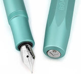 Limited Edition Kaweco x Hello Kitty AL Sport Fountain Pen - Opal with Silver Trimmings


Hello Kitty meets Kaweco again to bring you the Limited Edition Kaweco AL Sport Fountain Pen. The aluminum body and cap are shaded in a unique Opal color. The cap features a Kaweco x Hello Kitty branding, and the silver-plated nib is engraved with Hello Kitty's adorable face.