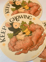 Marika Paz Illustration - Keep Growing Sticker