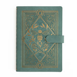 The Keeper of the Bees in Soft Teal Everyday Deluxe System is a beautifully flexible notebook crafted for your evolving creativity. Designed with a refillable format, and a soft vegan leather cover, it’s both eco-conscious and endlessly inspiring.