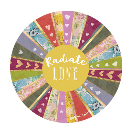 Kelly Rae Roberts Radiate Love Vinyl Sticker