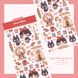 Cherry Rabbit - Kiki's Delivery Service Sticker Sheet