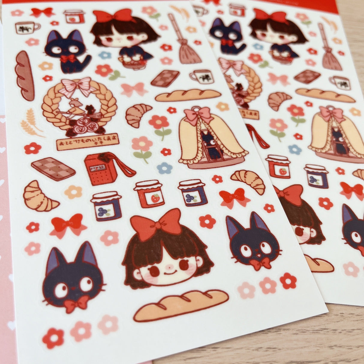 Cherry Rabbit - Kiki's Delivery Service Sticker Sheet