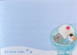 Kitty Cream Soda Mini Notepad

2.5 x 3.5 inches (H88xW63xD7(mm)
2 designs x 35 sheets each (total 70 sheets)
Made in Japan