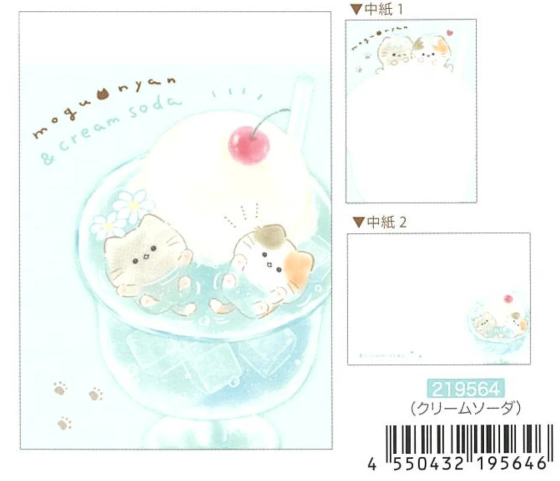 Kitty Cream Soda Mini Notepad

2.5 x 3.5 inches (H88xW63xD7(mm)
2 designs x 35 sheets each (total 70 sheets)
Made in Japan