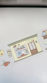 A Cup of Journaling P.E.T Tape, a collaboration with Idiot Sandwich

Add a touch of seasonal whimsy to your creative projects with Our first collaboration with Idiot Sandwich, an Illustrator from Vietnam. Thao illustrations captures everything Kubo and Lucy is about, coffee, stationery and journaling. This P.E.T tape is perfectly Kiss Cut, for easy use.