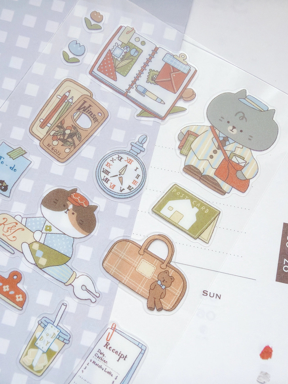A collaboration with Idiot Sandwich, a Vietnam based illustrator
Perfect for journaling, planning, scrapbooking or just sending happy mail
Printed on Matte P.E.T Clear sticker
Size: 3.25 x 7.25 inches