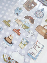 A collaboration with Idiot Sandwich, a Vietnam based illustrator
Perfect for journaling, planning, scrapbooking or just sending happy mail
Printed on Matte P.E.T Clear sticker
Size: 3.25 x 7.25 inches
