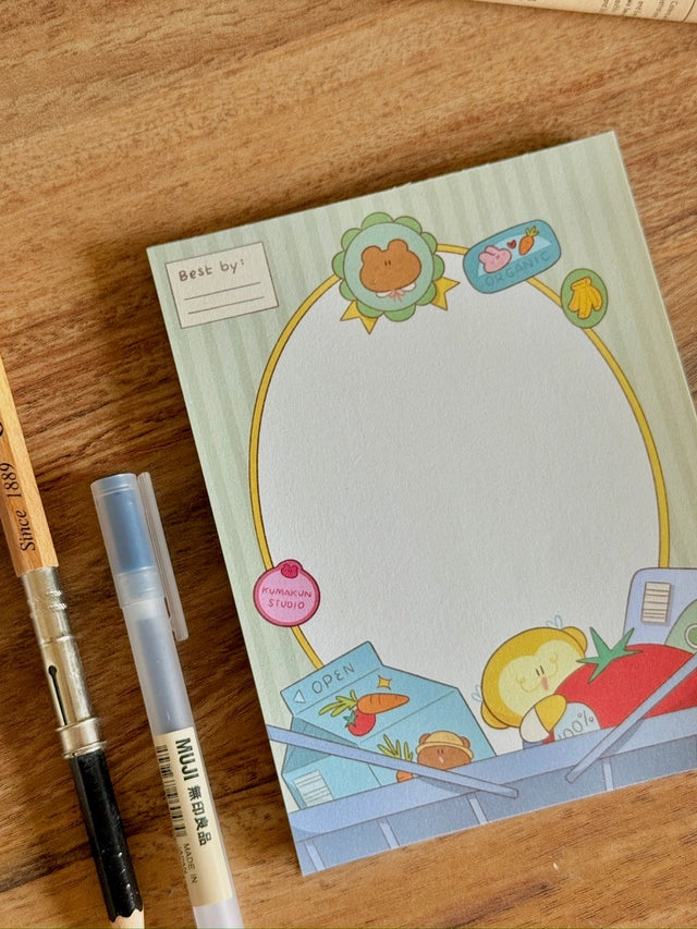 Perfect for notes or small lists

Sturdy paper for your inky pens :)

Size: 4.25” x 5.5” inches