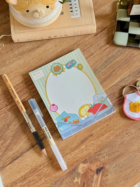 Perfect for notes or small lists

Sturdy paper for your inky pens :)

Size: 4.25” x 5.5” inches